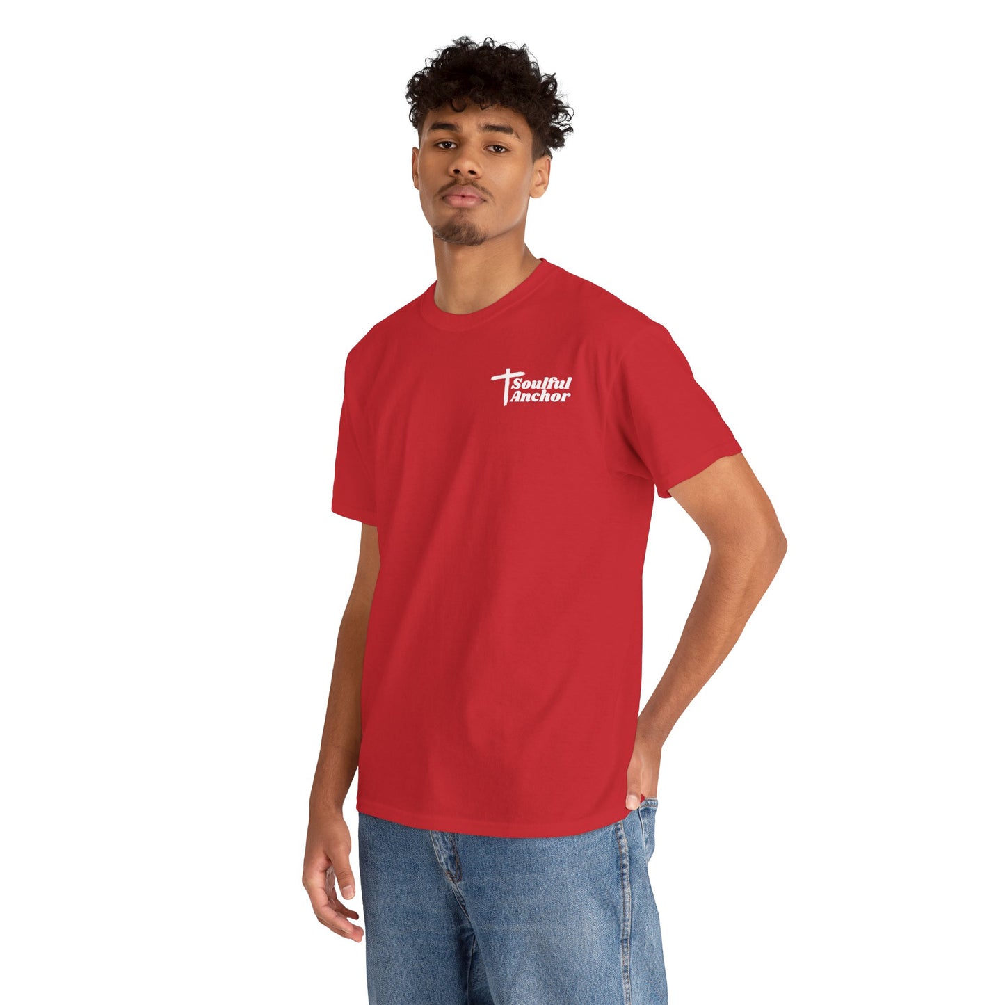 Christian T Shirt – Psalm 23:4 I Will Fear No Evil Faith Tee