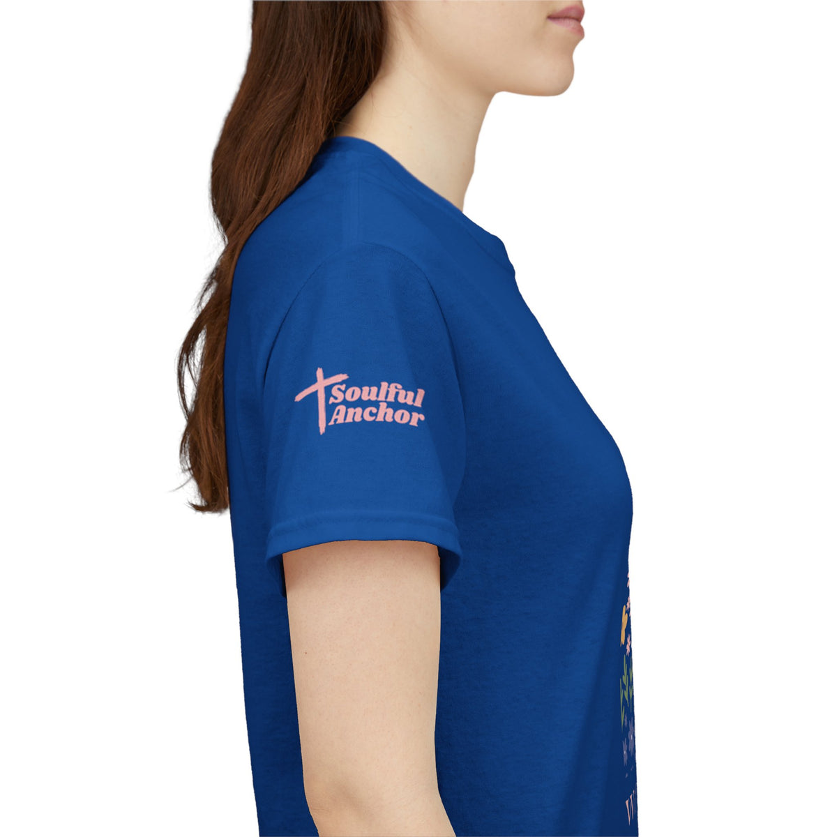 Christian Wildflower Shirt – Luke 12:27 Scripture Soft Cotton Faith Tee