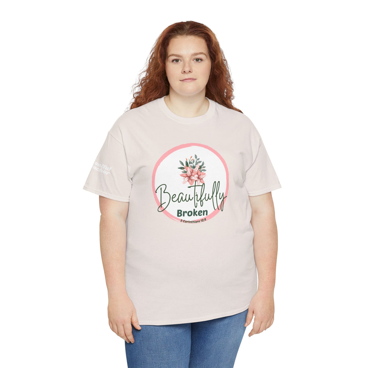 Christian Recovery Shirt – Beautifully Broken 2 Corinthians 12:9 Tee