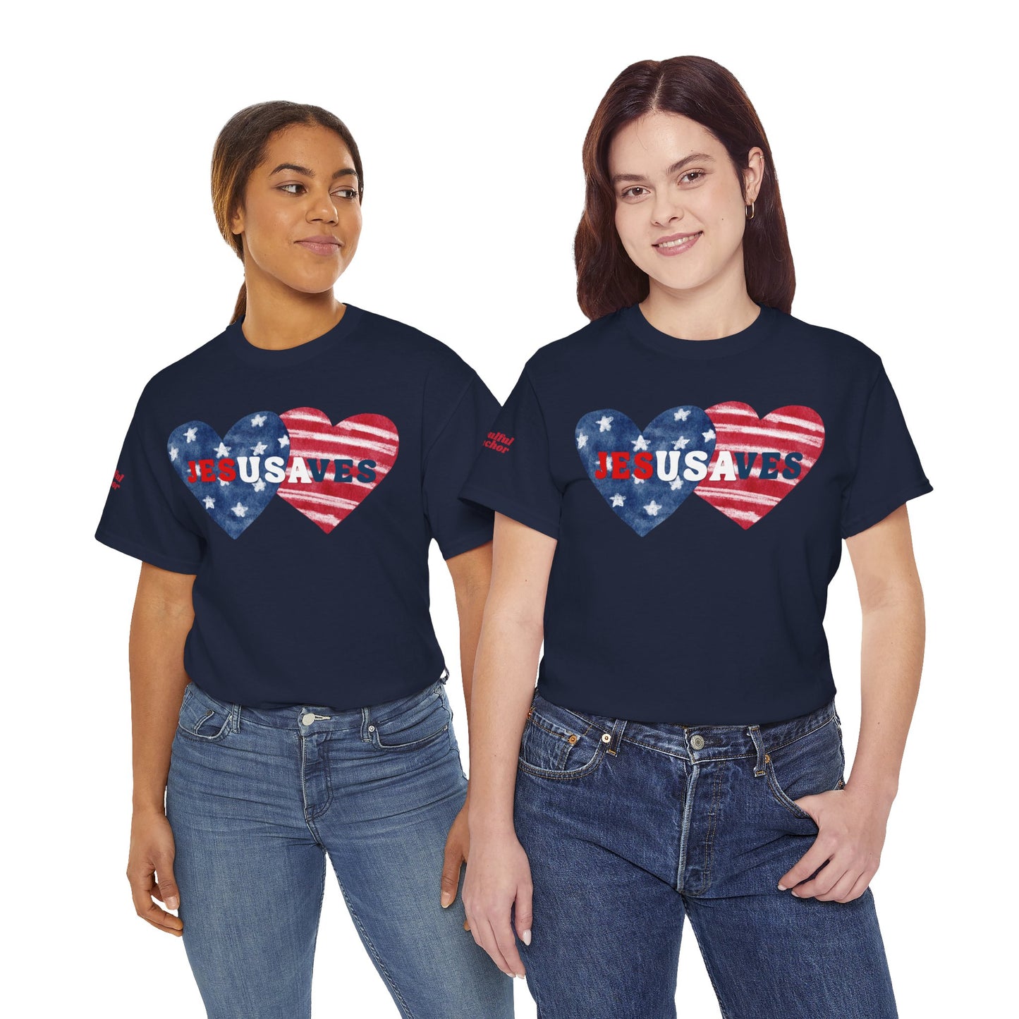 JesUSAves T-Shirt - Christian Faith Tee