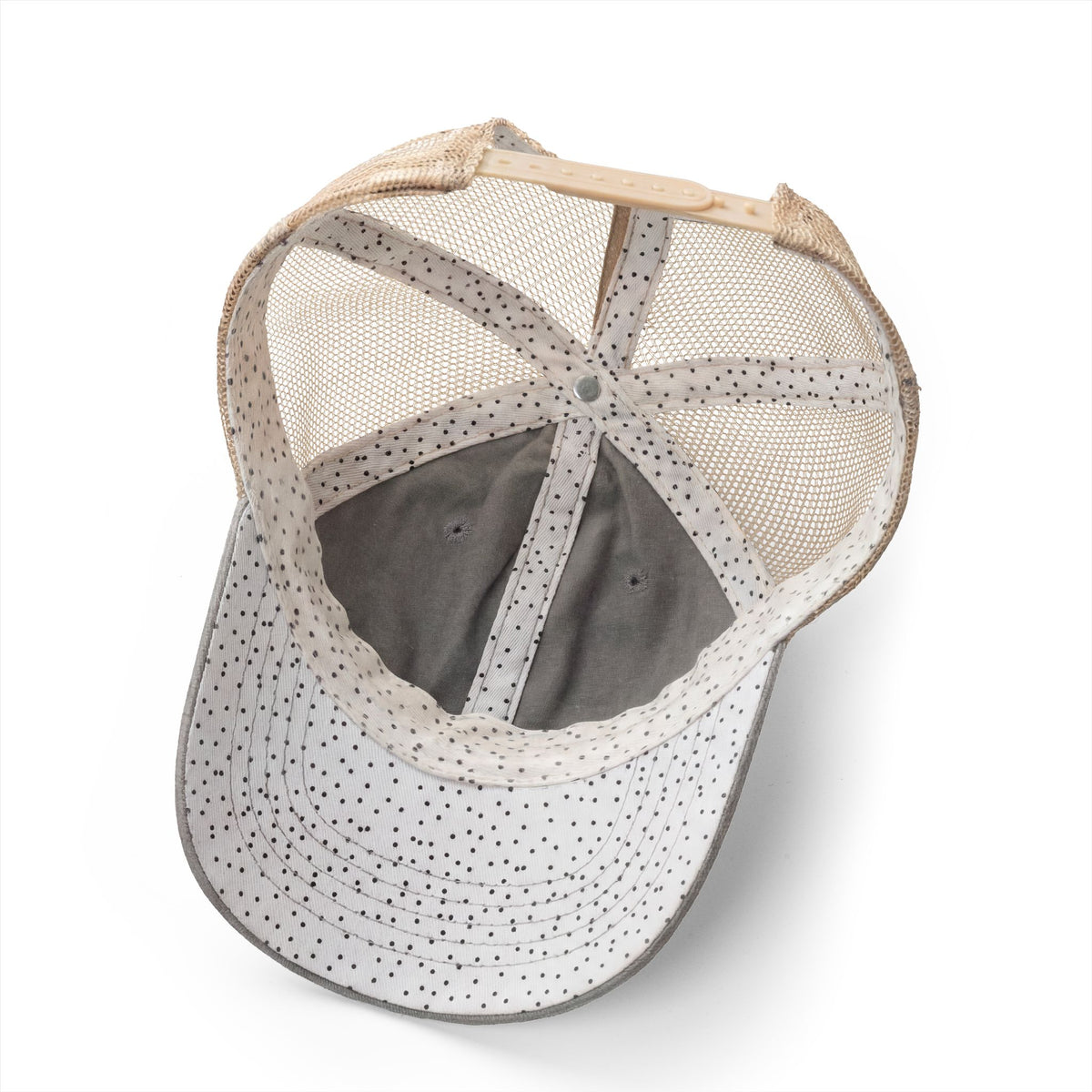 Let Go Let God Hat – Faith Inspired Washed Meshback Baseball Cap