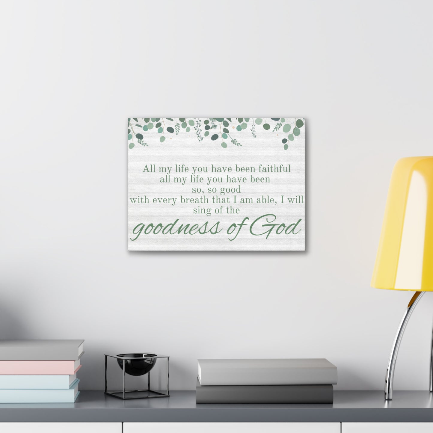 Goodness of God (1 Chronicles 16:34) Canvas Wall Art