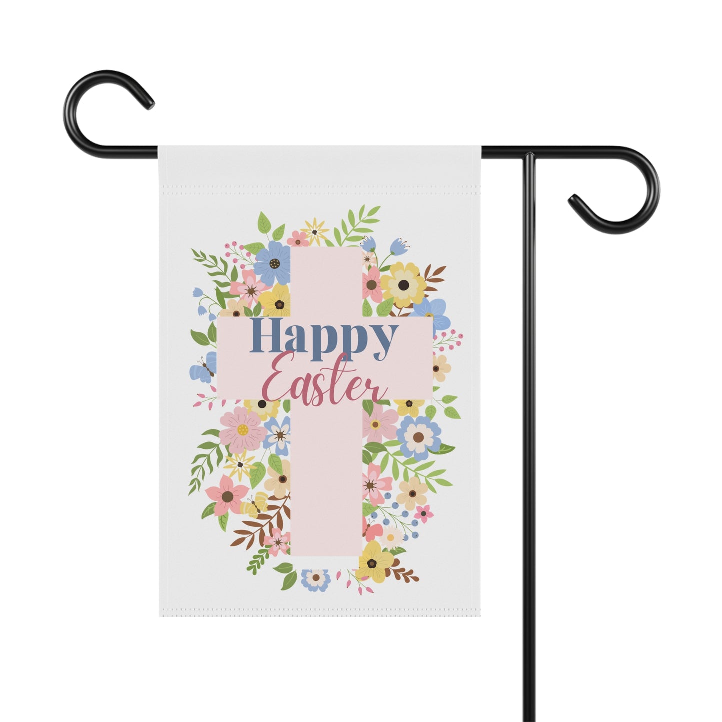 Easter Floral Garden Banner