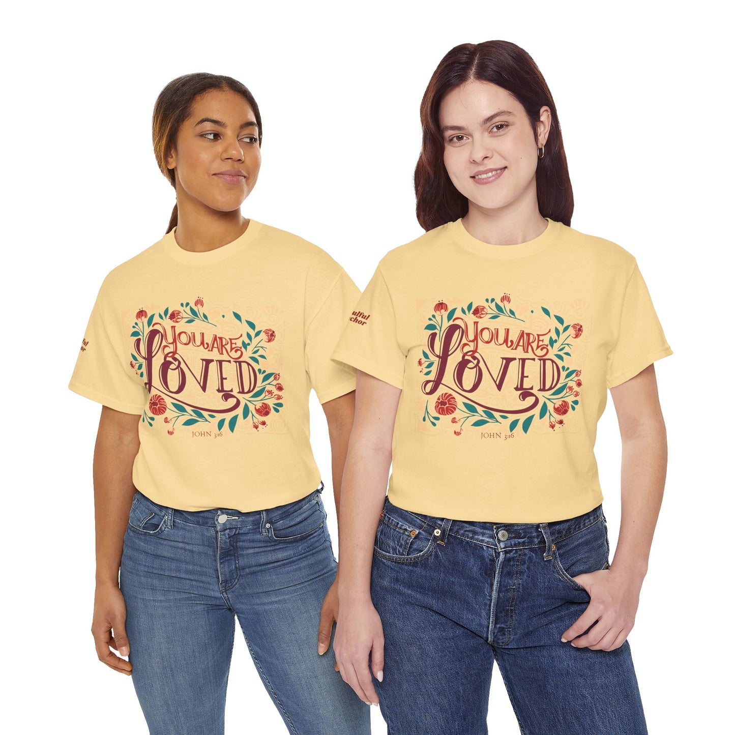 You are Loved T-Shirt (John 3:16) Christian Faith Tee