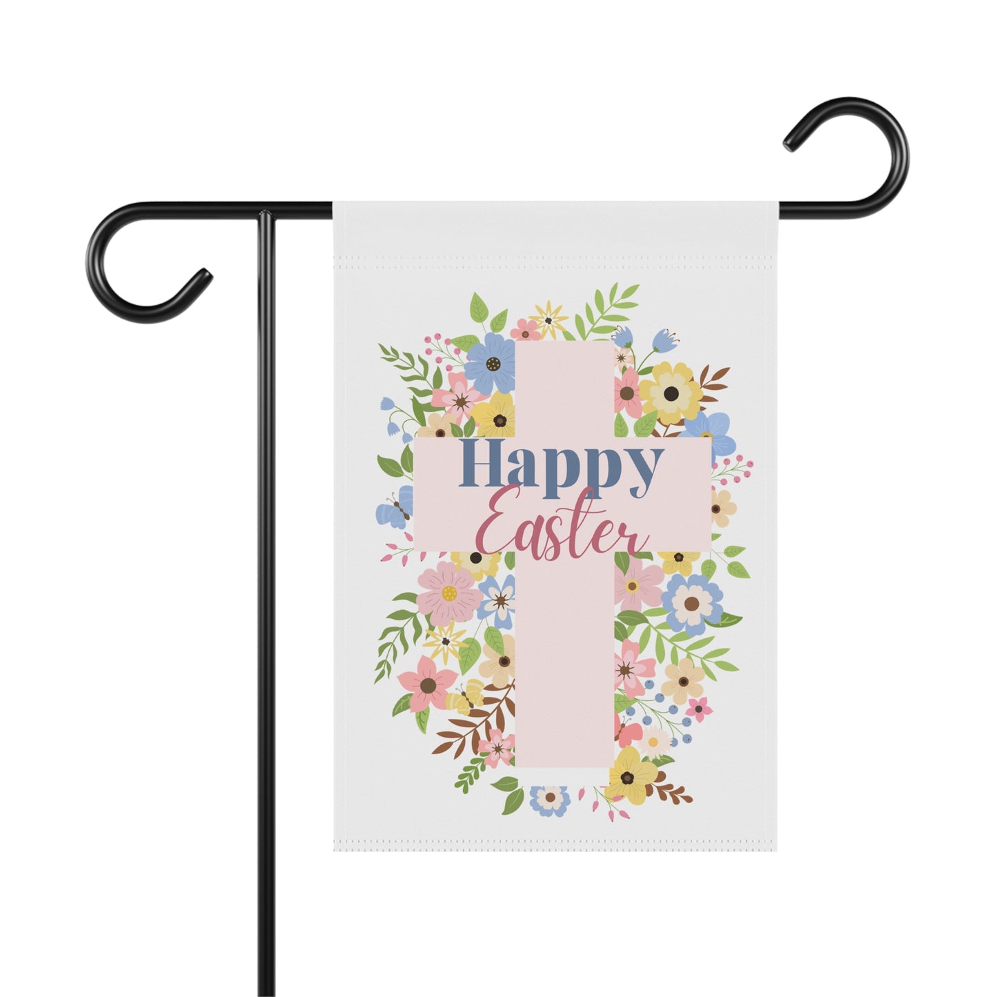 Easter Floral Garden Banner