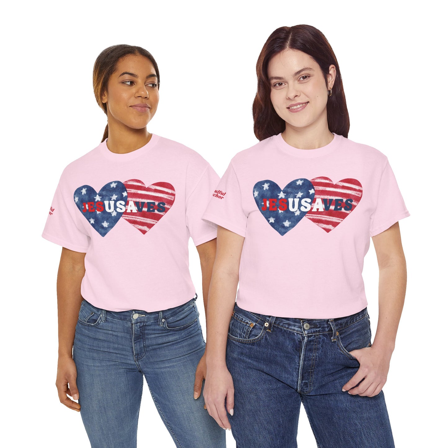 JesUSAves T-Shirt - Christian Faith Tee