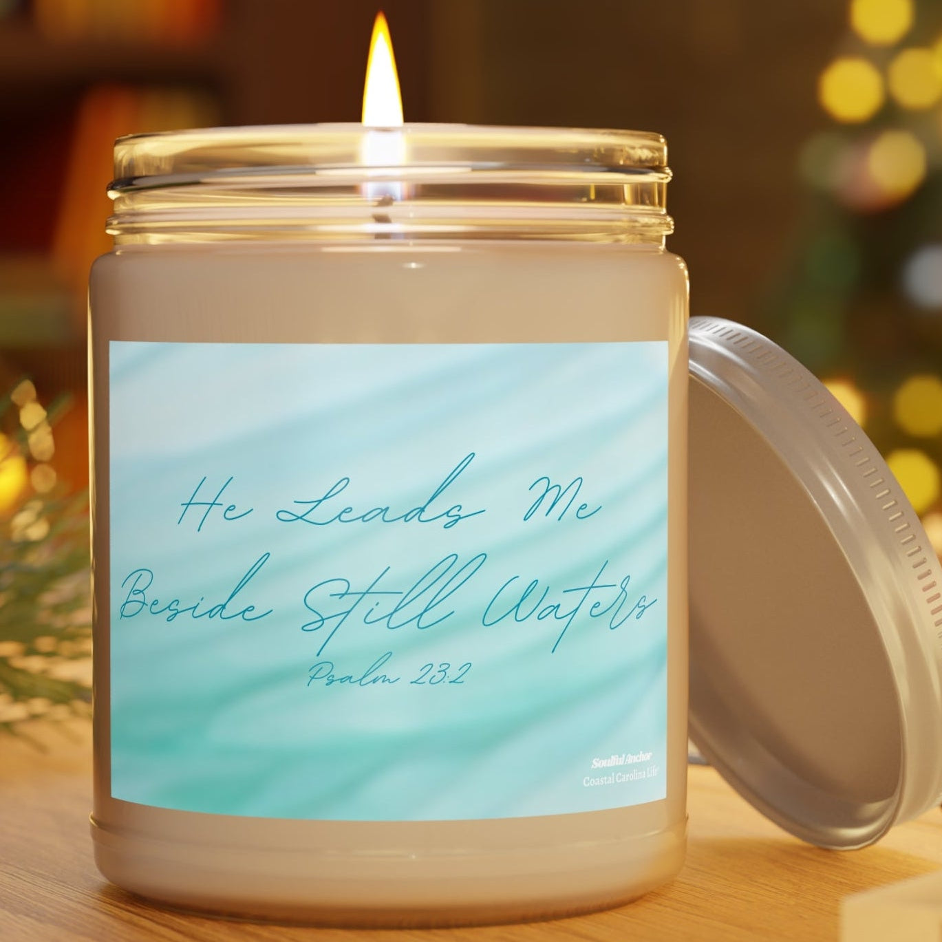 Scripture Candle – Natural Soy Wax Faith Based Gift 9oz