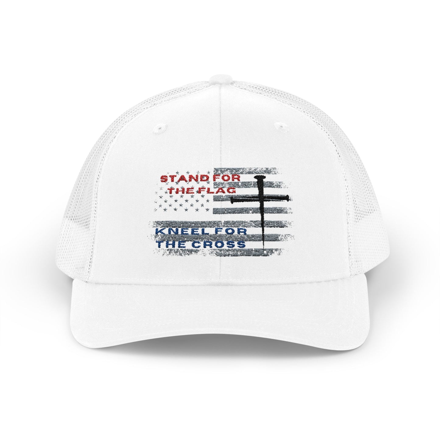 Patriotic Trucker Hat – Breathable Mesh Snapback with Vintage Design