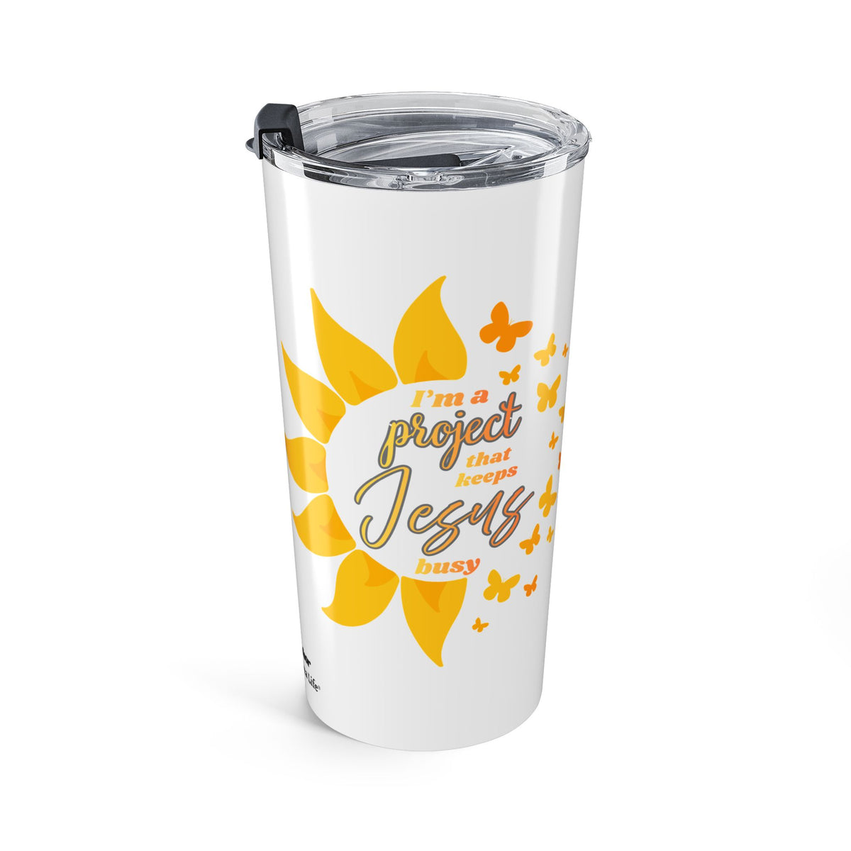 Christian Tumbler Women – 20oz Sunflower Faith Insulated Cup