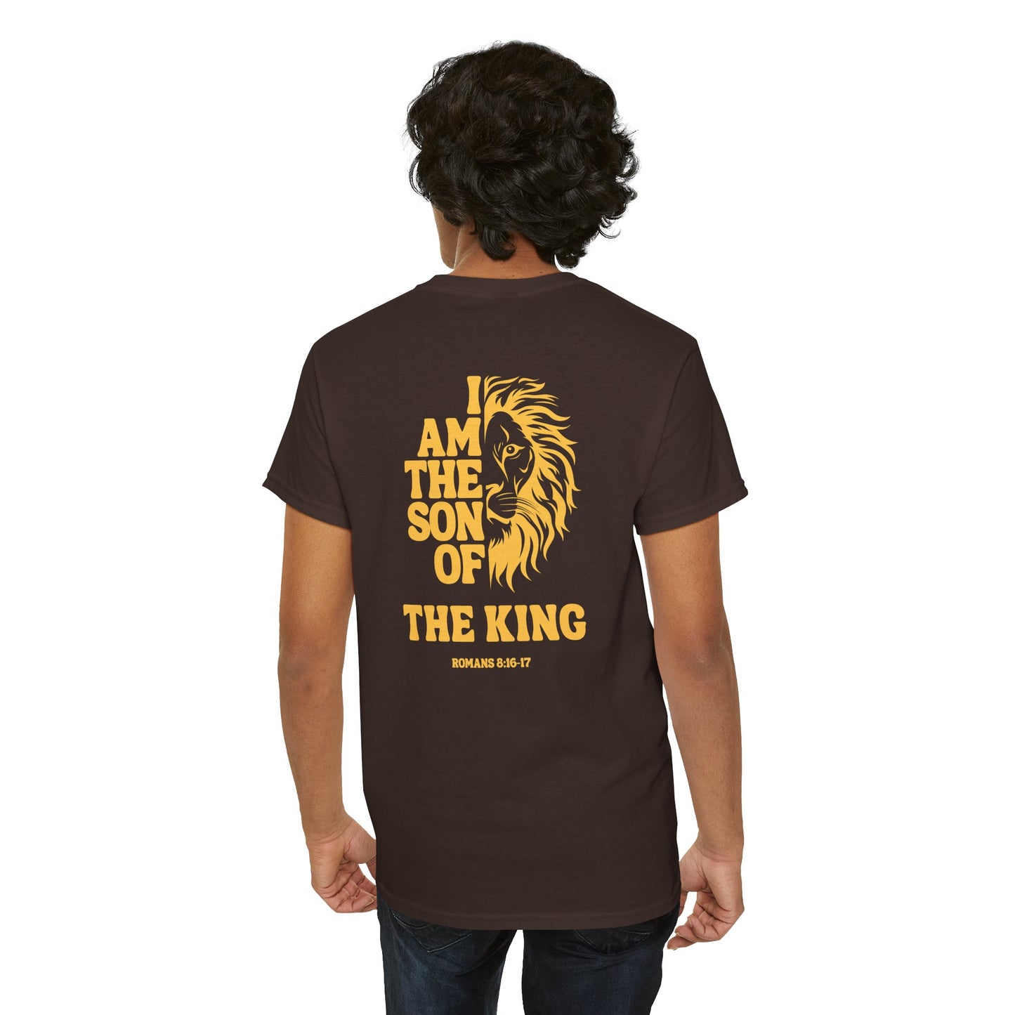 Christian Tshirt Men – Faithbased Lion Graphic Biblical Message