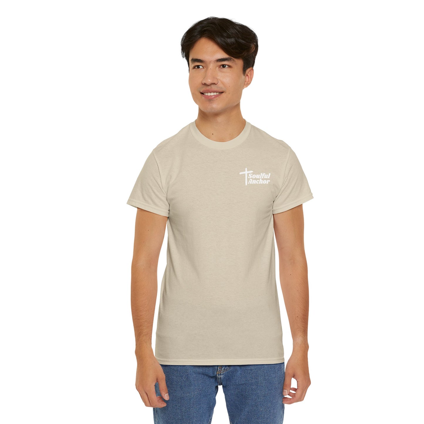 Christian Anchor Shirt – Hebrews 6:19 Hope Faith Soft Cotton Tee