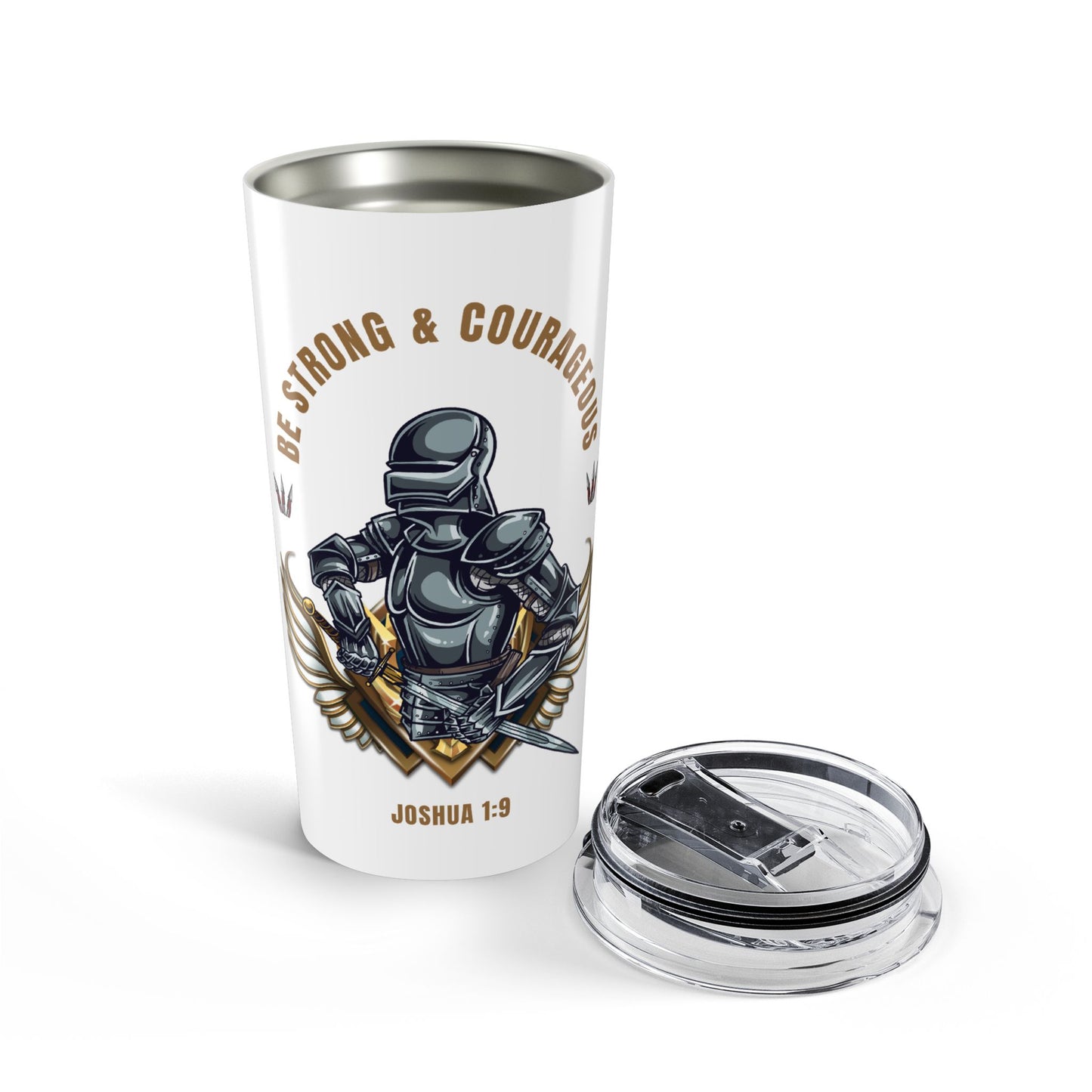 Be Strong & Courageous (Joshua 1:9) 20oz Tumbler