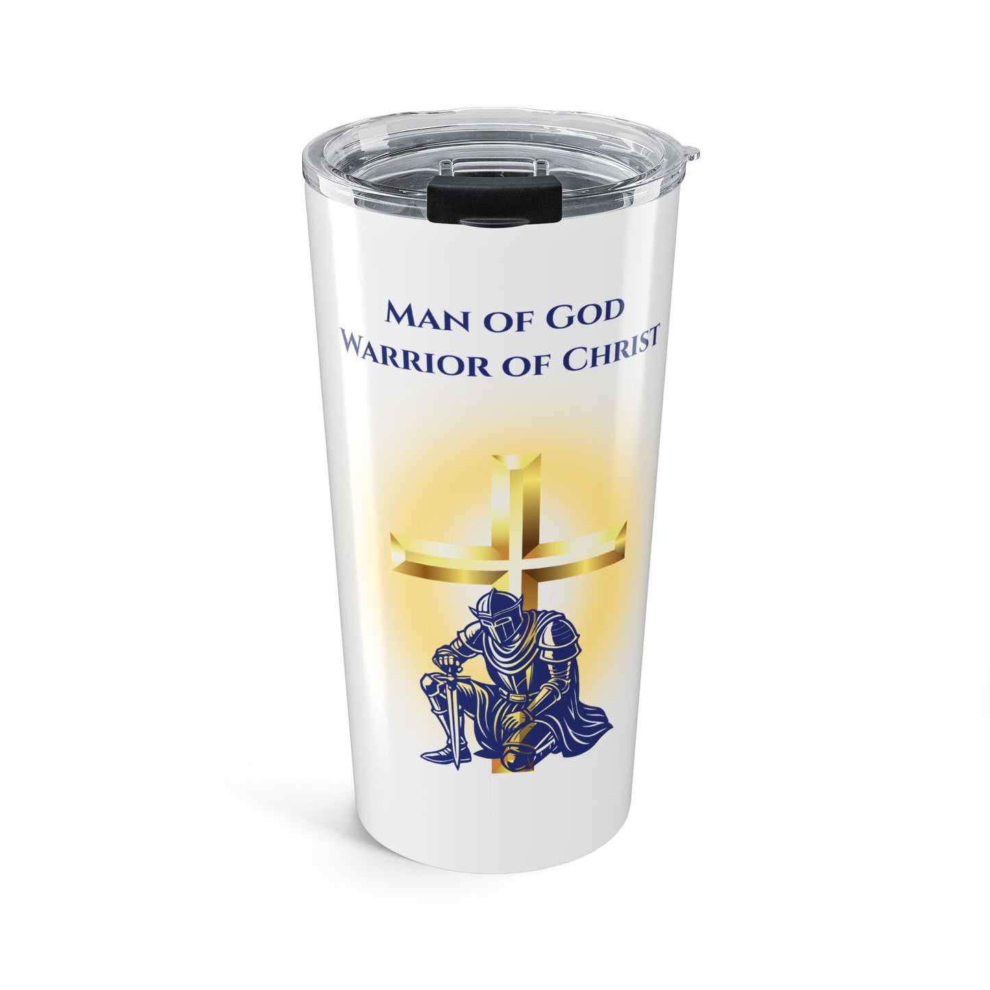 Man of God Warrior of Christ 20 oz Tumbler
