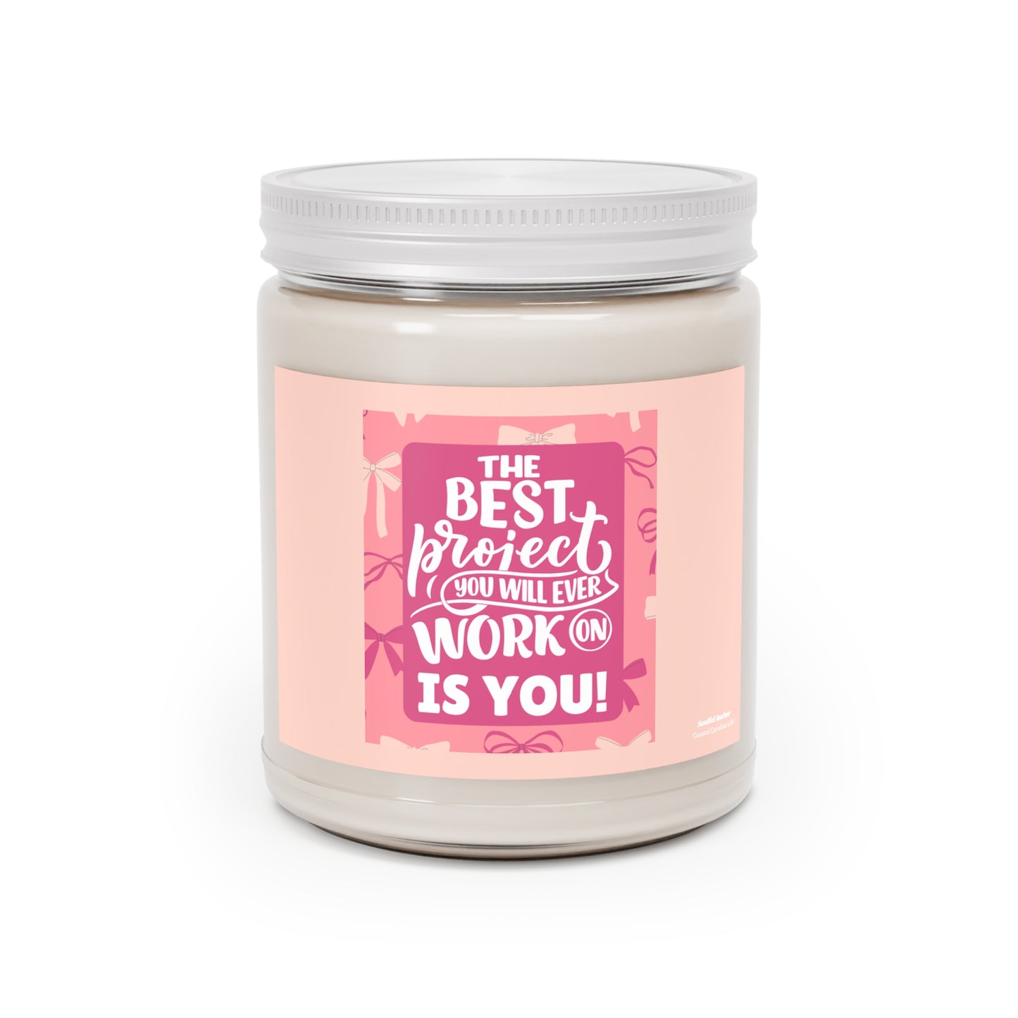 Motivational Candle Gift – 9oz Soy with Inspirational Quote for Self Care