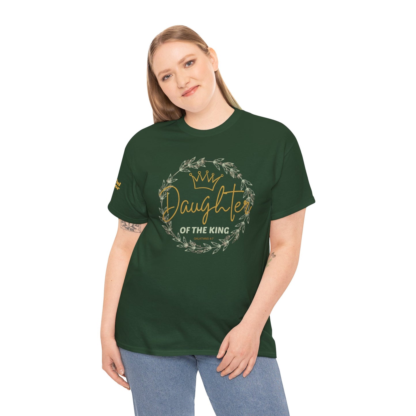 Christian Shirt Women – Daughter of the King Faithbased Tee