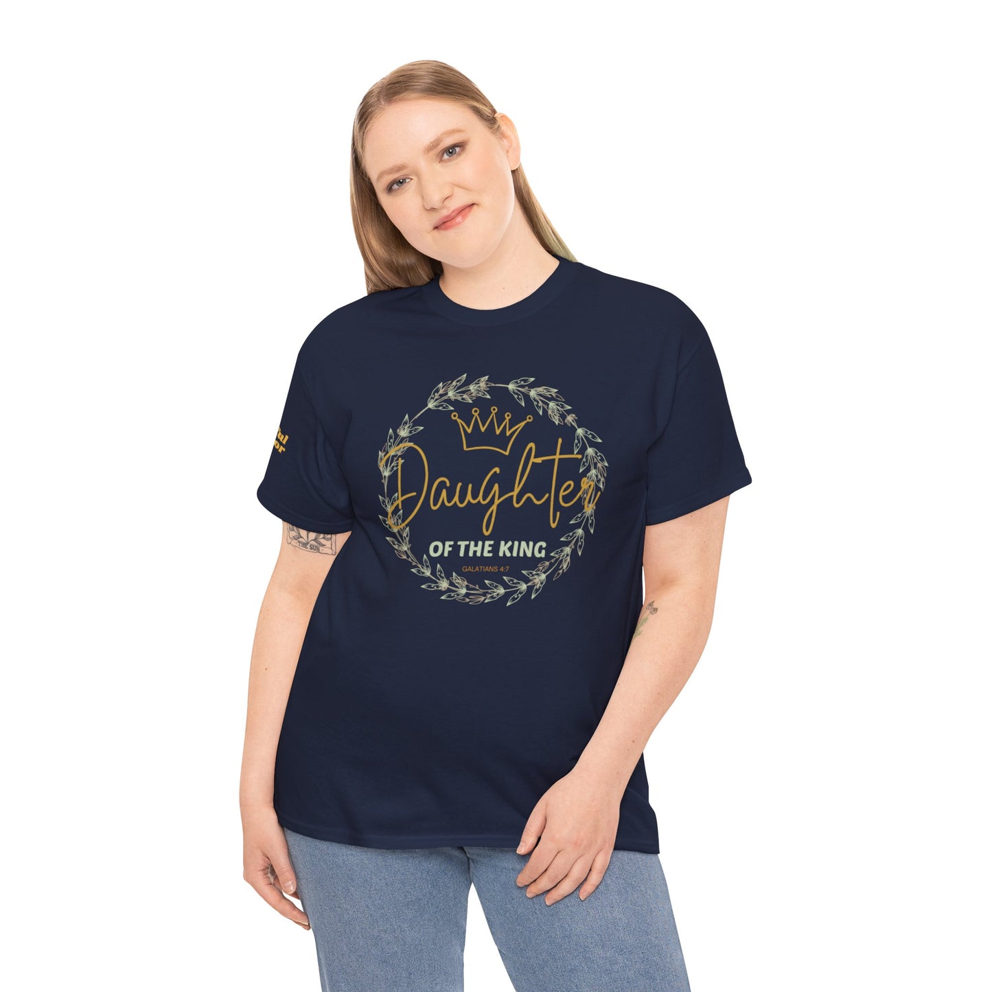 Christian Shirt Women – Daughter of the King Faithbased Tee
