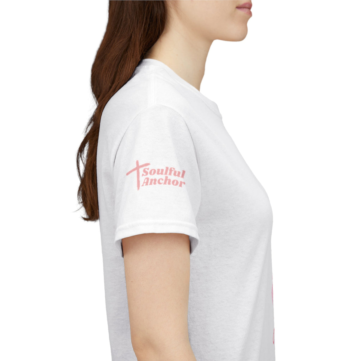 Christian Tshirt Women – 1 John 3:1 Soft Cotton Faith Tee