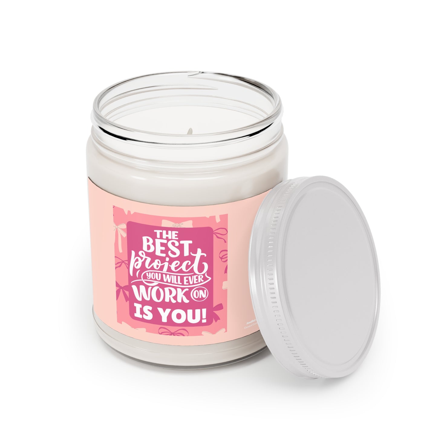 Motivational Candle Gift – 9oz Soy with Inspirational Quote for Self Care