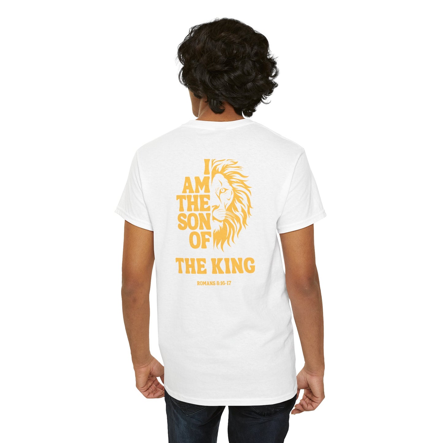 Christian Tshirt Men – Faithbased Lion Graphic Biblical Message