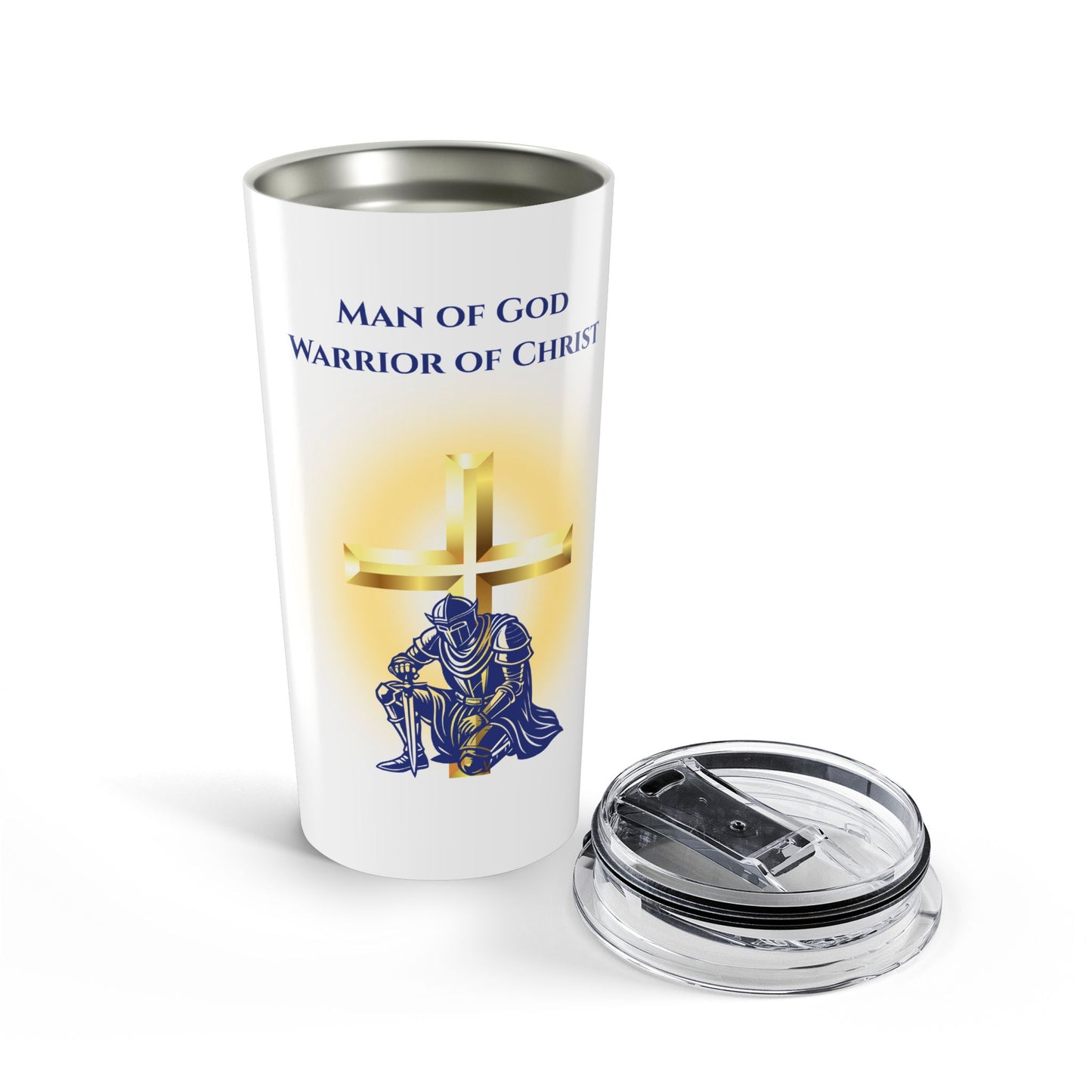 Man of God Warrior of Christ 20 oz Tumbler