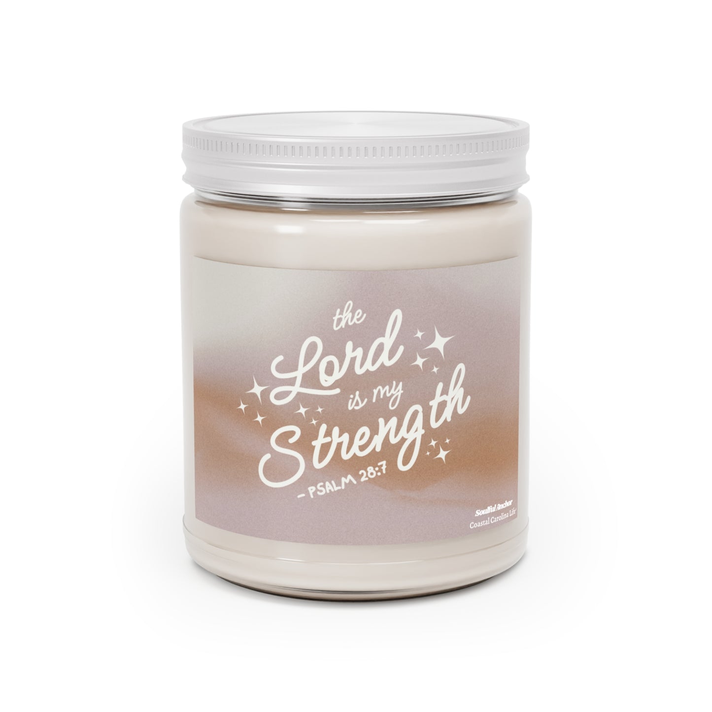 The Lord Is My Strength (Psalm 28:7) 9oz Scented Soy Candle