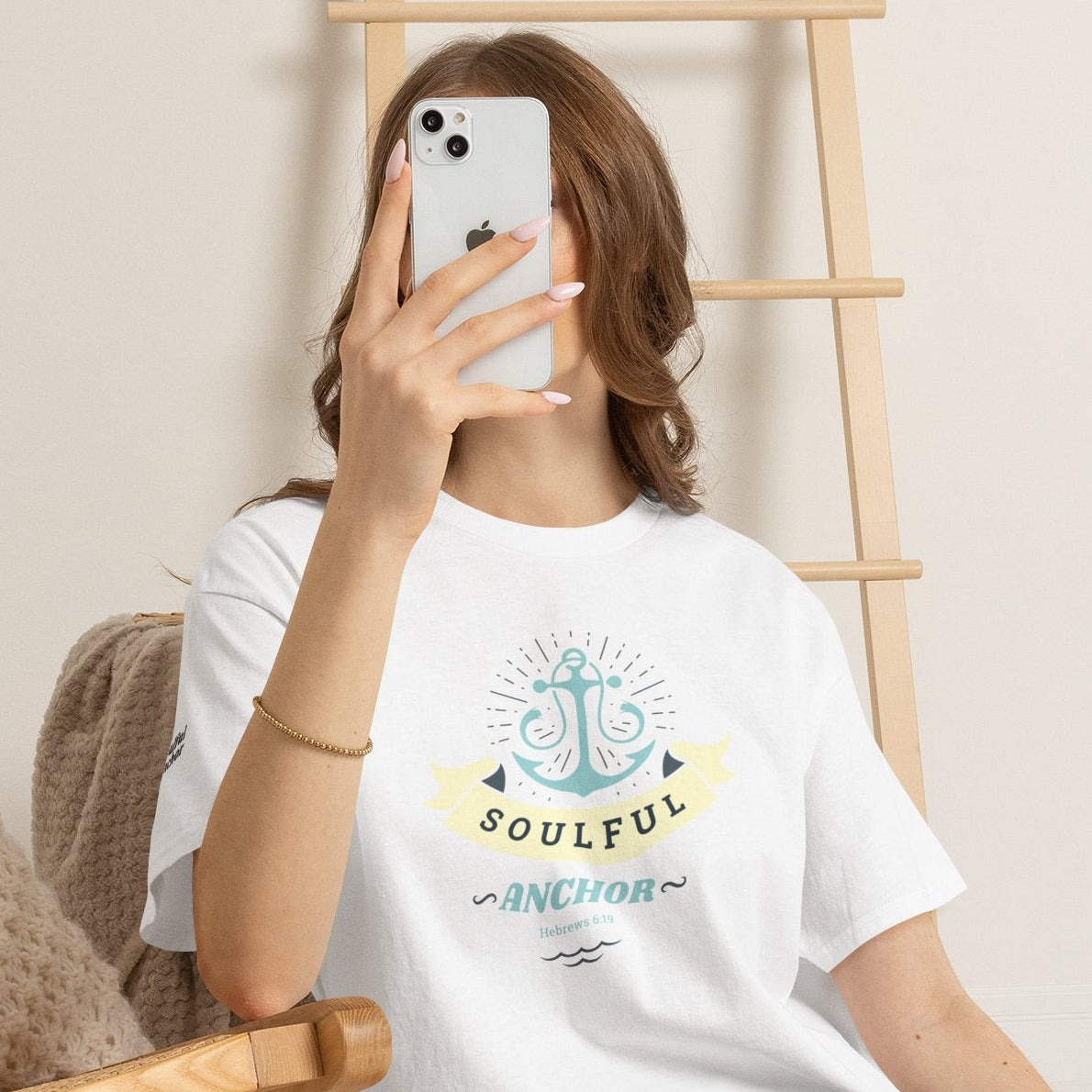 Christian Anchor Shirt – Hebrews 6:19 Faith Based Nautical Tee