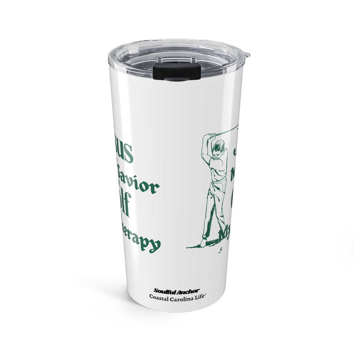 Christian Golf Gift – Faith Inspired 20oz Insulated Tumbler