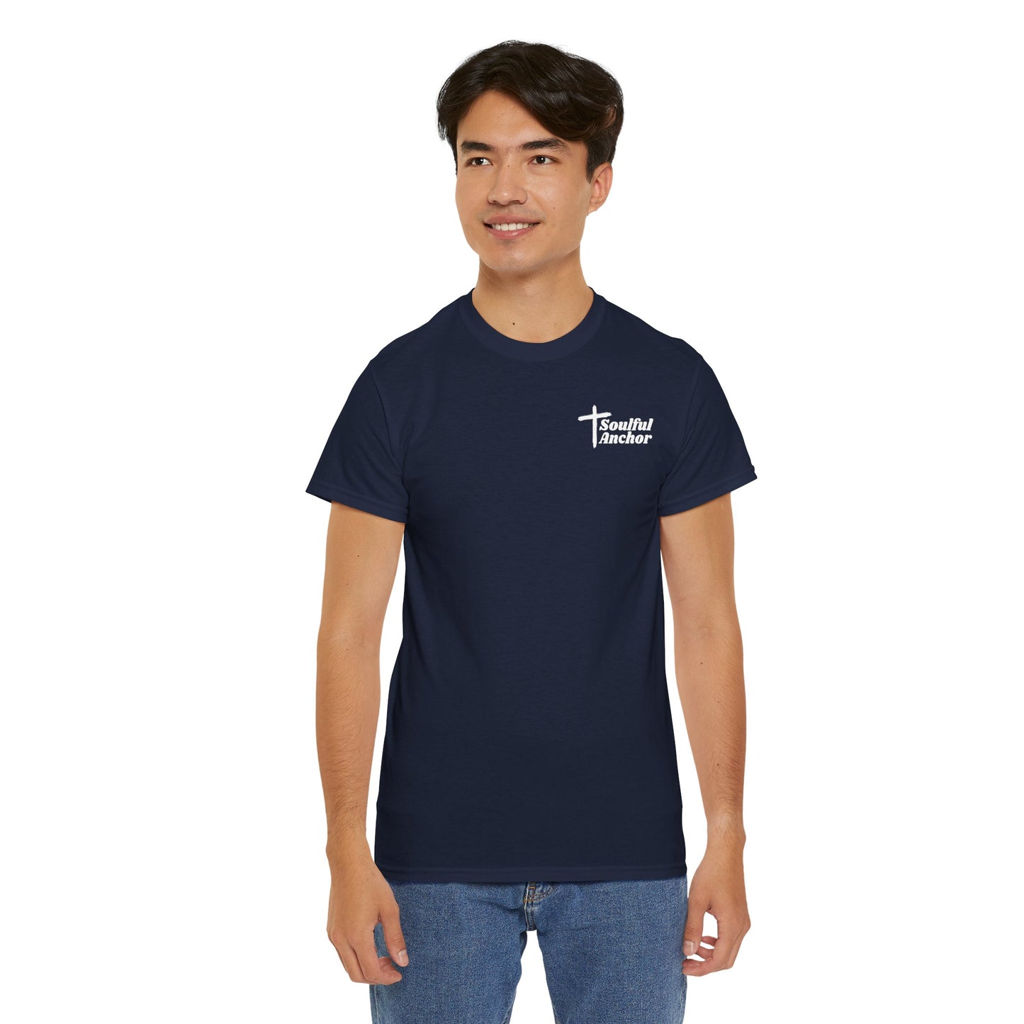 Christian Anchor Shirt – Hebrews 6:19 Hope Faith Soft Cotton Tee
