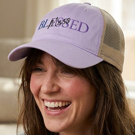 Mesh Back Trucker Hat – Washed Cotton Breathable Casual Cap