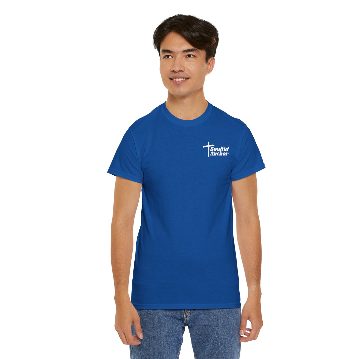 Christian Anchor Shirt – Hebrews 6:19 Hope Faith Soft Cotton Tee