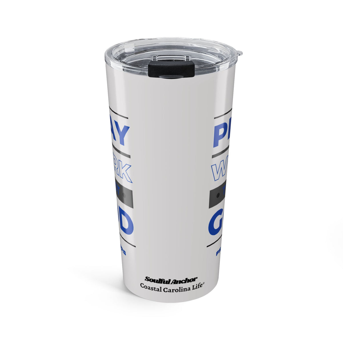 Christian Tumbler – 20oz Insulated with Psalm 37:5 Scripture Message