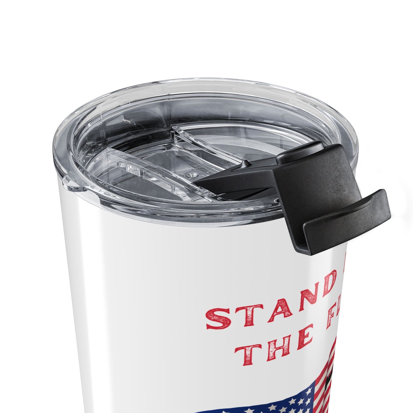 Stand for the Flag, Kneel for the Cross 20 oz Tumbler