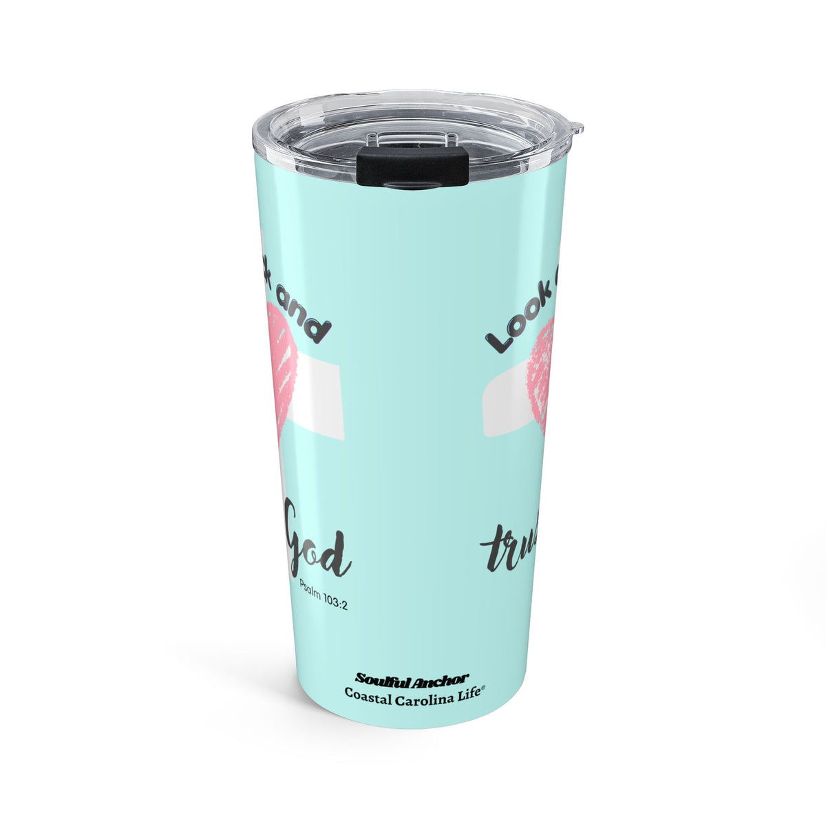 Christian Tumbler – Inspirational Faith Message Gift for Women 20oz