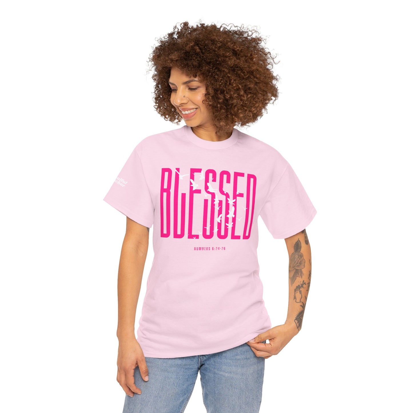 Blessed T Shirt – Scriptureinspired Soft Cotton Faith Tee for Women