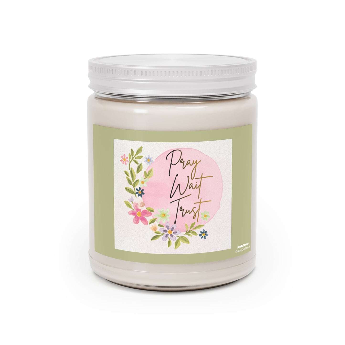 Inspirational Soy Candle – Scripture Verse Encouragement Gift