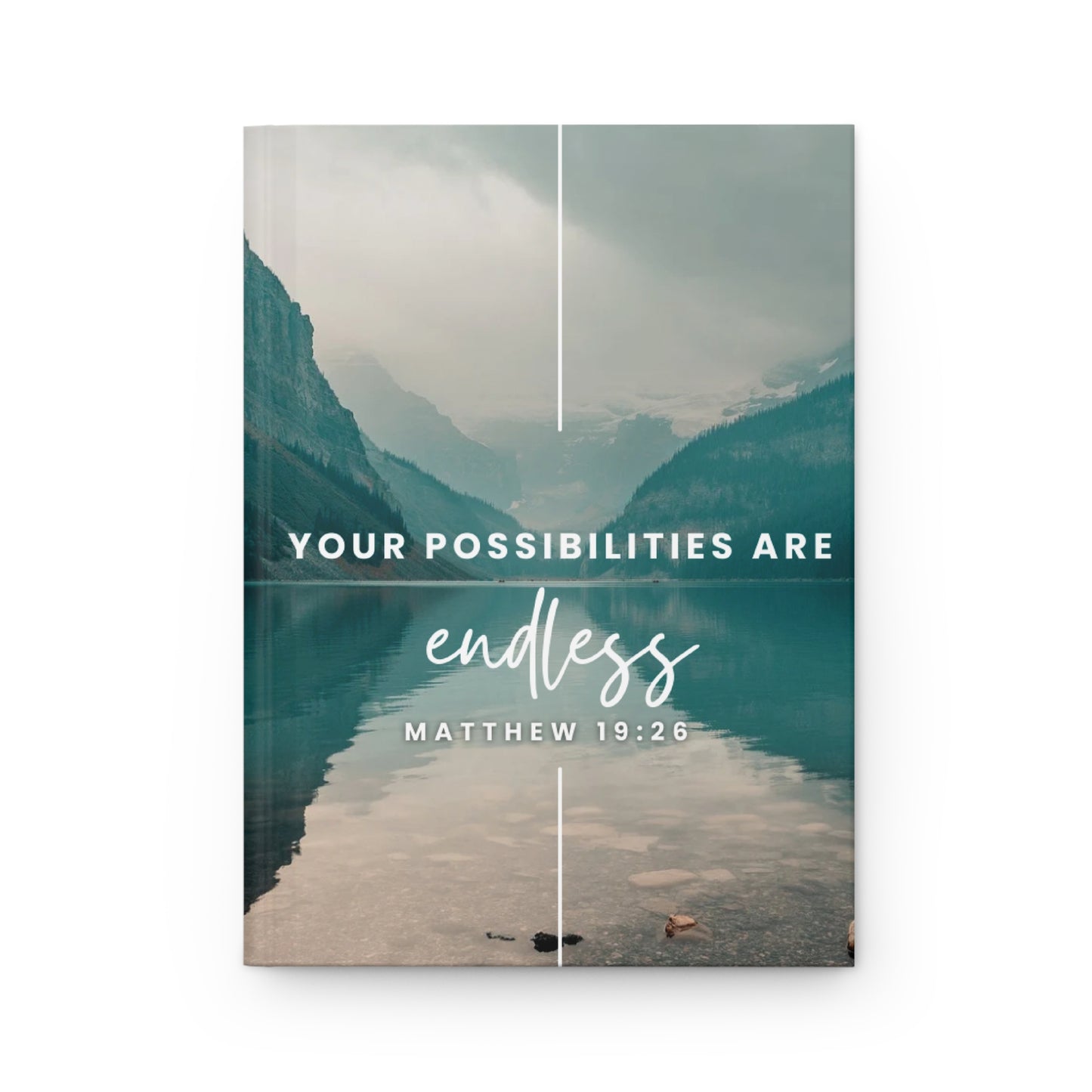 Christian Hardcover Journal – 150 Lined Pages for Prayer and Scripture Reflection