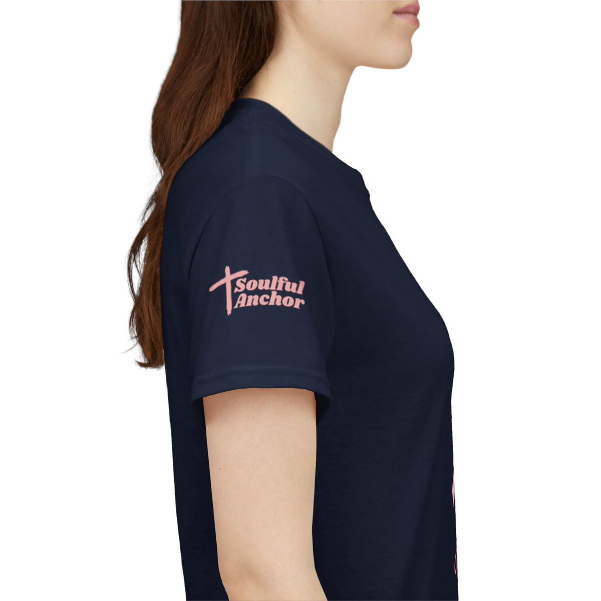 Christian Tshirt Women – 1 John 3:1 Soft Cotton Faith Tee