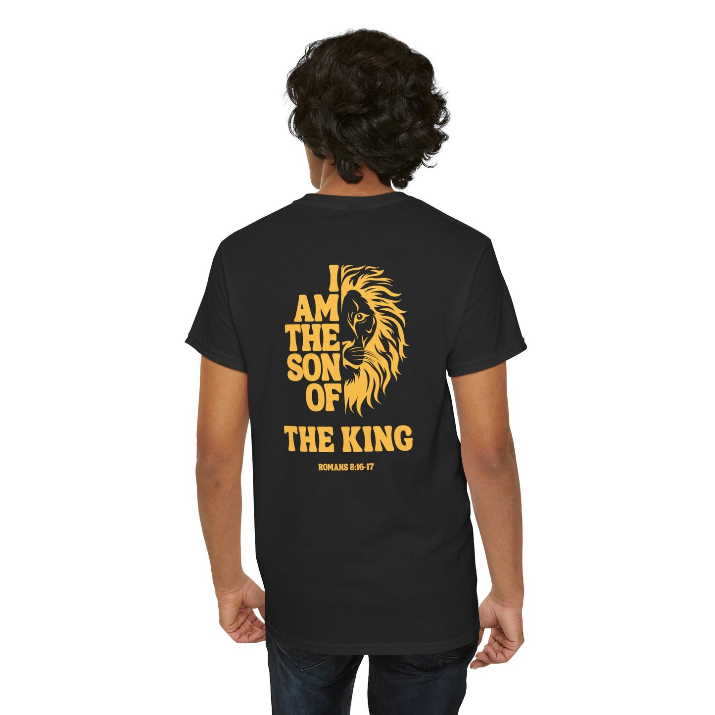 Christian Tshirt Men – Faithbased Lion Graphic Biblical Message