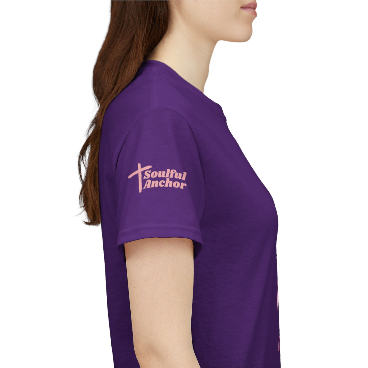 Christian Tshirt Women – 1 John 3:1 Soft Cotton Faith Tee