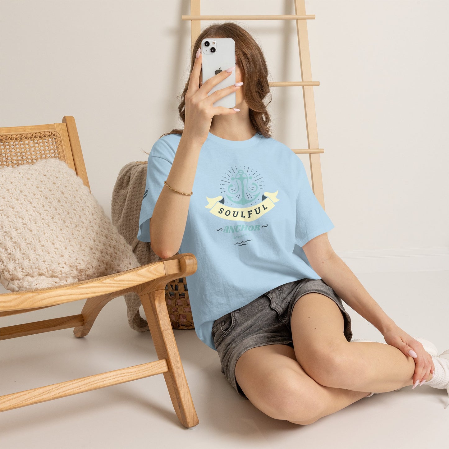 Christian Anchor Shirt – Hebrews 6:19 Faith Based Nautical Tee
