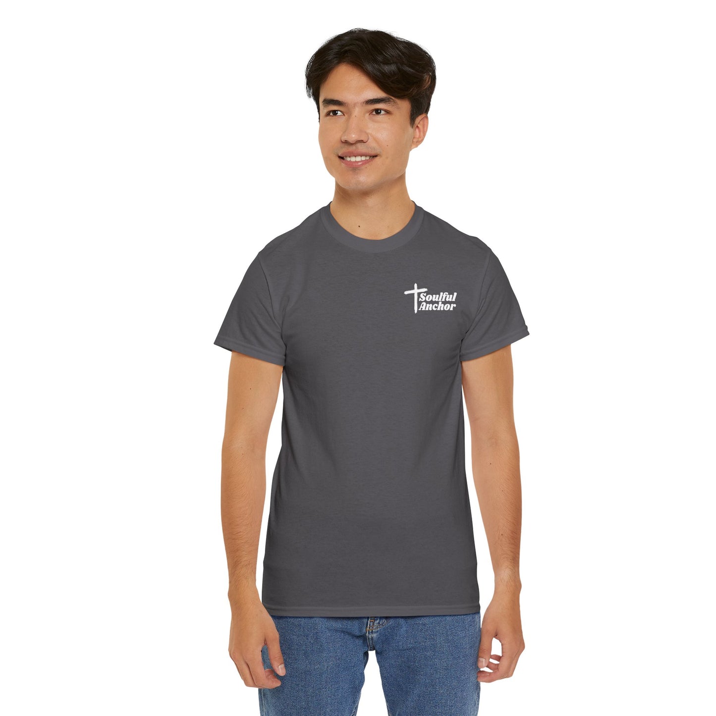 Christian Anchor Shirt – Hebrews 6:19 Hope Faith Soft Cotton Tee
