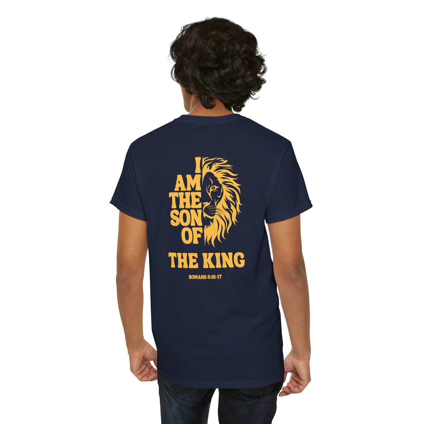 Christian Tshirt Men – Faithbased Lion Graphic Biblical Message