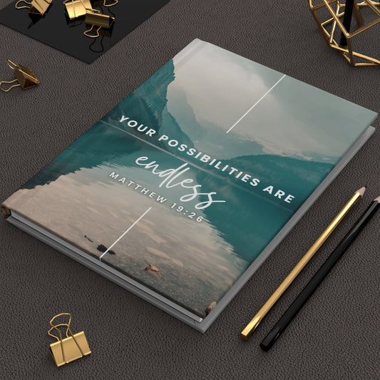 Christian Hardcover Journal – 150 Lined Pages for Prayer and Scripture Reflection