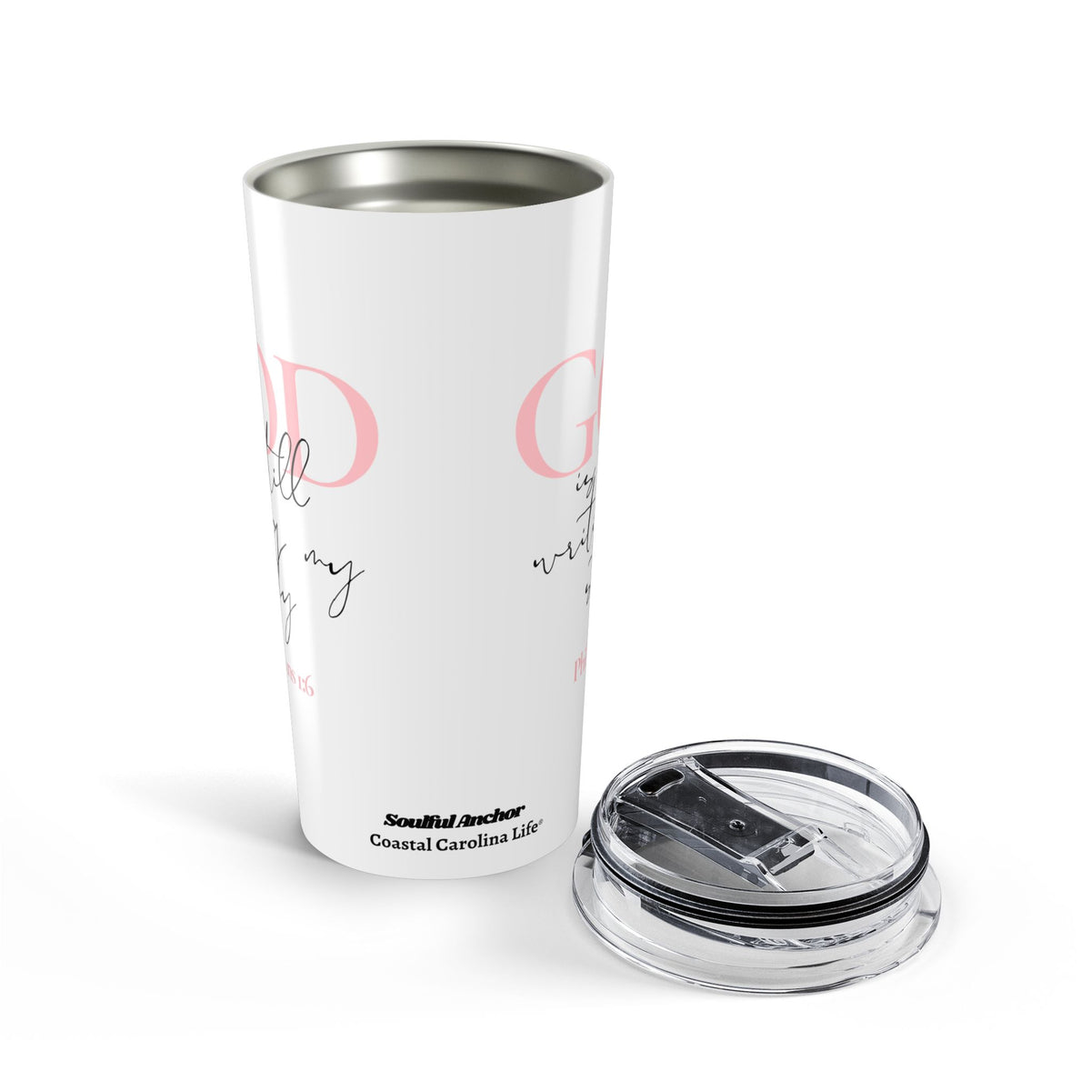 Christian Tumbler – 20oz Faith Encouragement Gift with Inspirational Quote