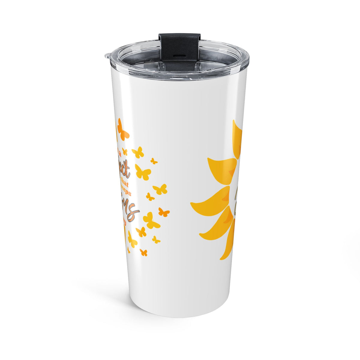Christian Tumbler Women – 20oz Sunflower Faith Insulated Cup