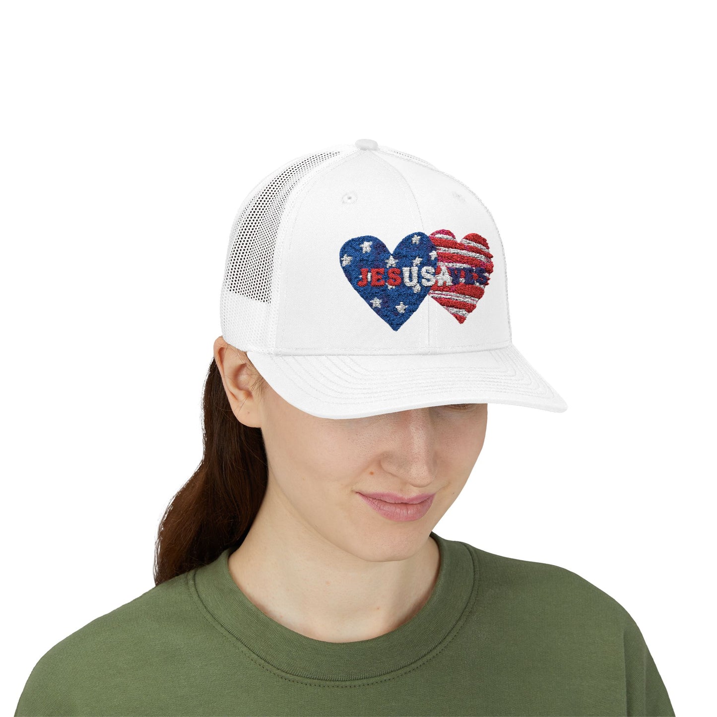 JesUSAves Snapback Trucker Cap