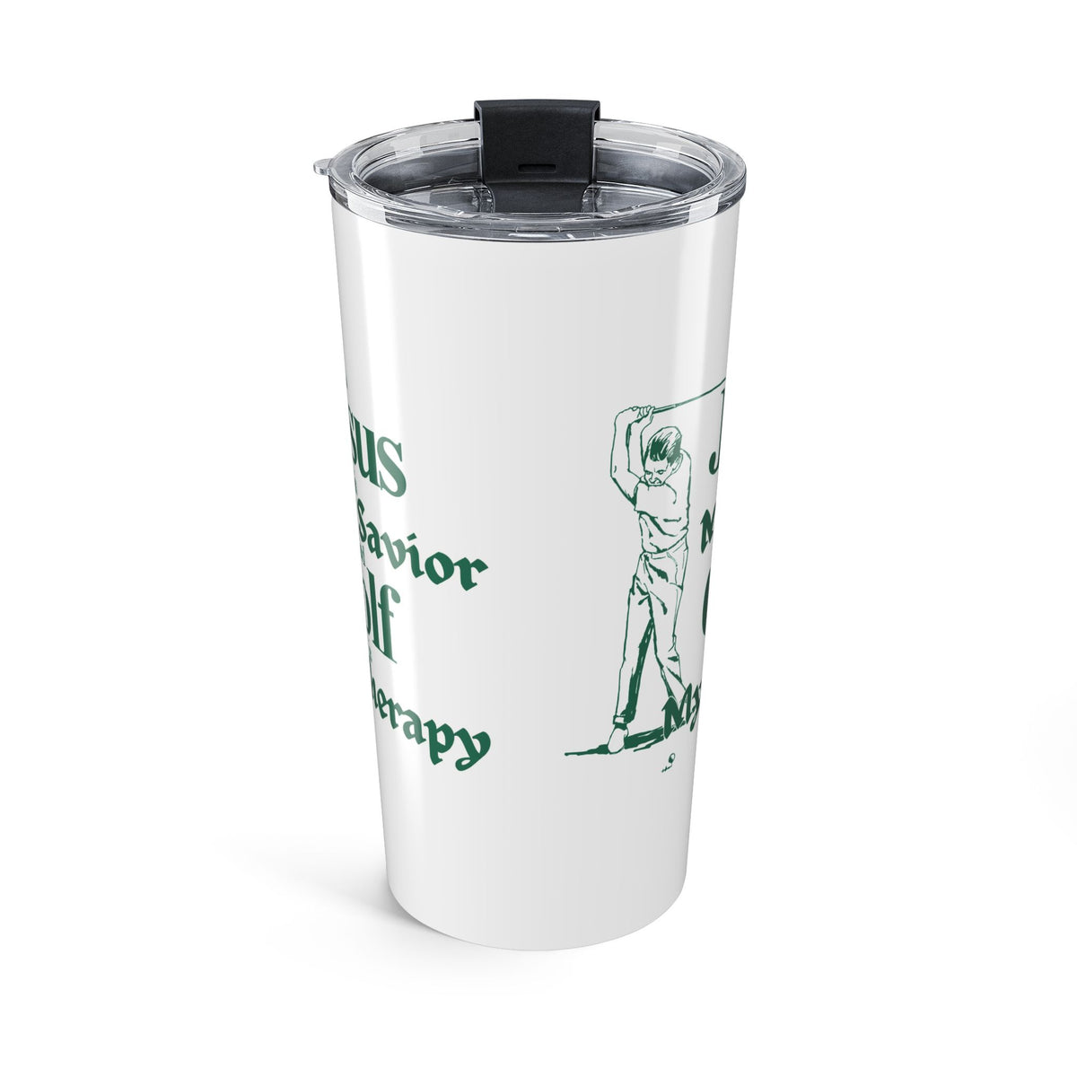 Christian Golf Gift – Faith Inspired 20oz Insulated Tumbler