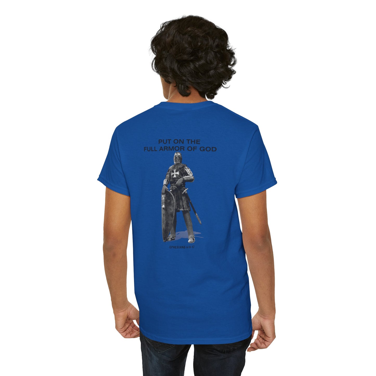 Armor of God Shirt – Ephesians 6 Faith Reminder Men's Christian Tee