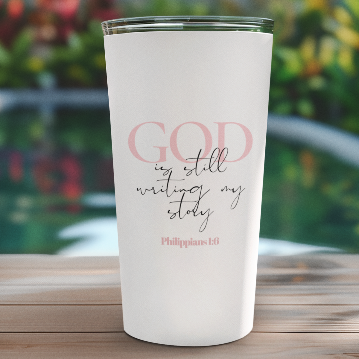 Christian Tumbler – 20oz Faith Encouragement Gift with Inspirational Quote