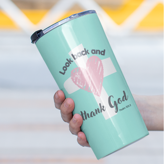 Christian Tumbler – Inspirational Faith Message Gift for Women 20oz